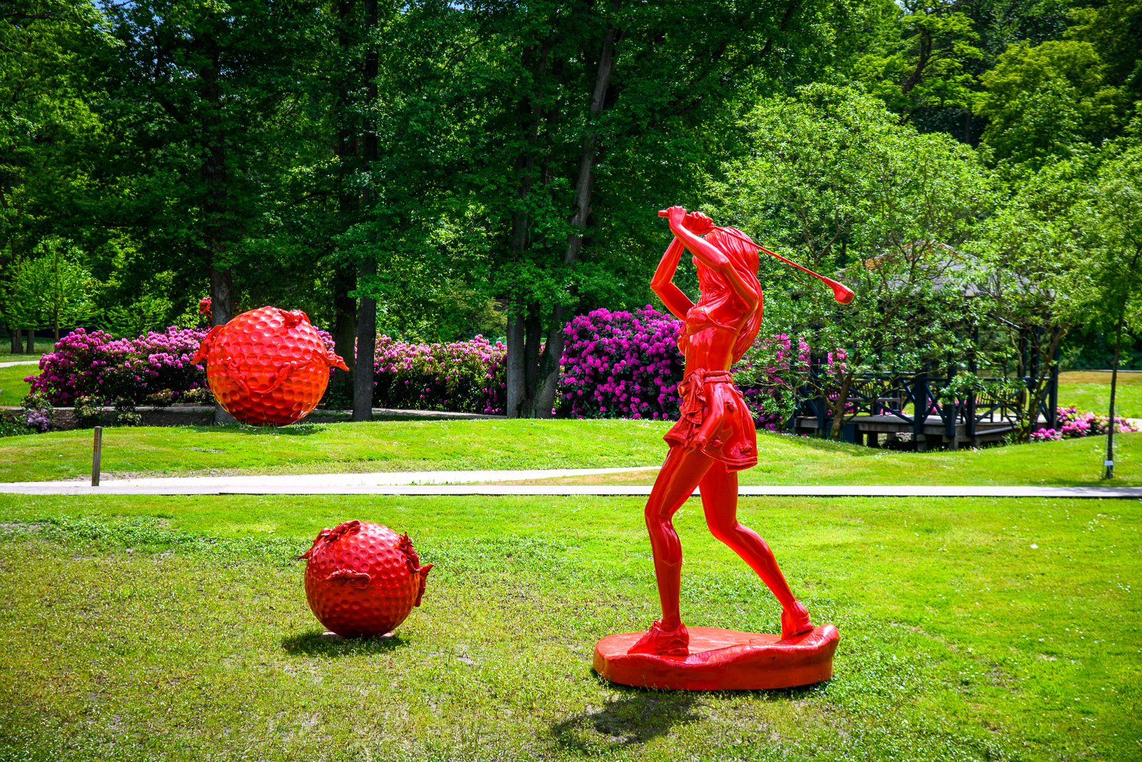 Grote beeldenexpositie van Sweetlove in Kasteeltuinen Arcen