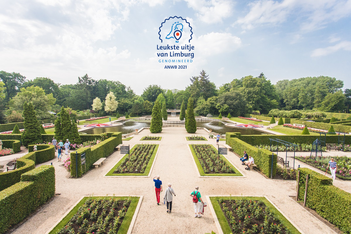 Schlossgärten Arcen für den Tourismuspreis ‘Schönstes Ausflugsziel in Limburg 2021‘ nominiert!