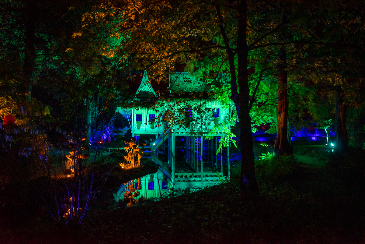 Lichtkunstfestival Enchanted Gardens