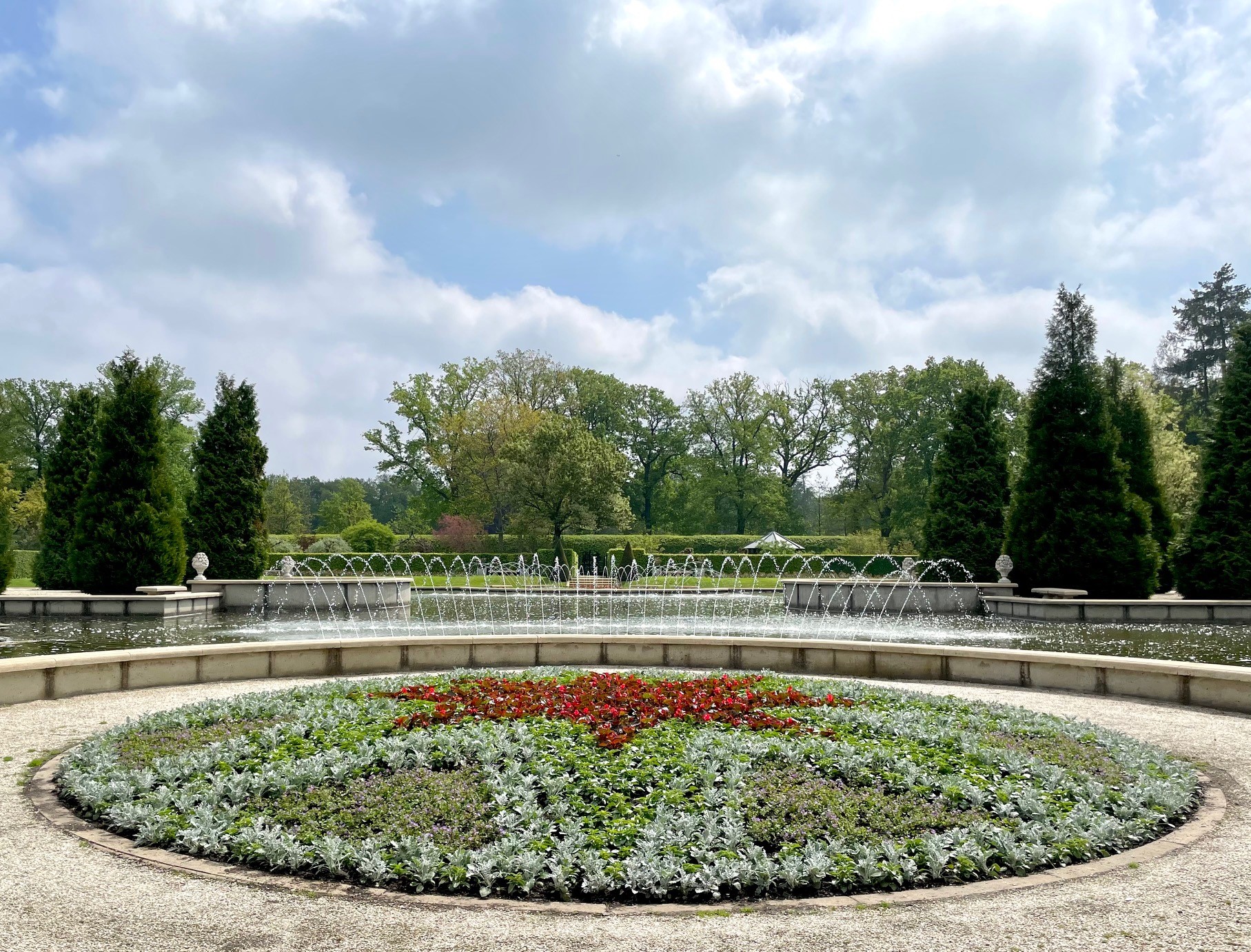 40.000 einjährige Sommerblüher Schlossgärten Arcen