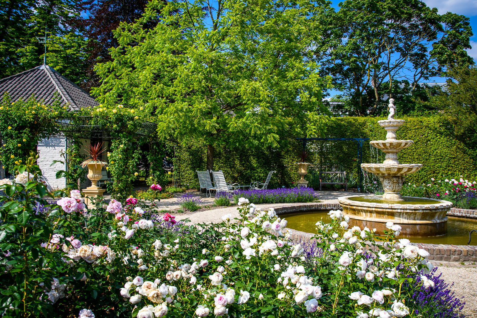 Franse invloeden in het Rosarium