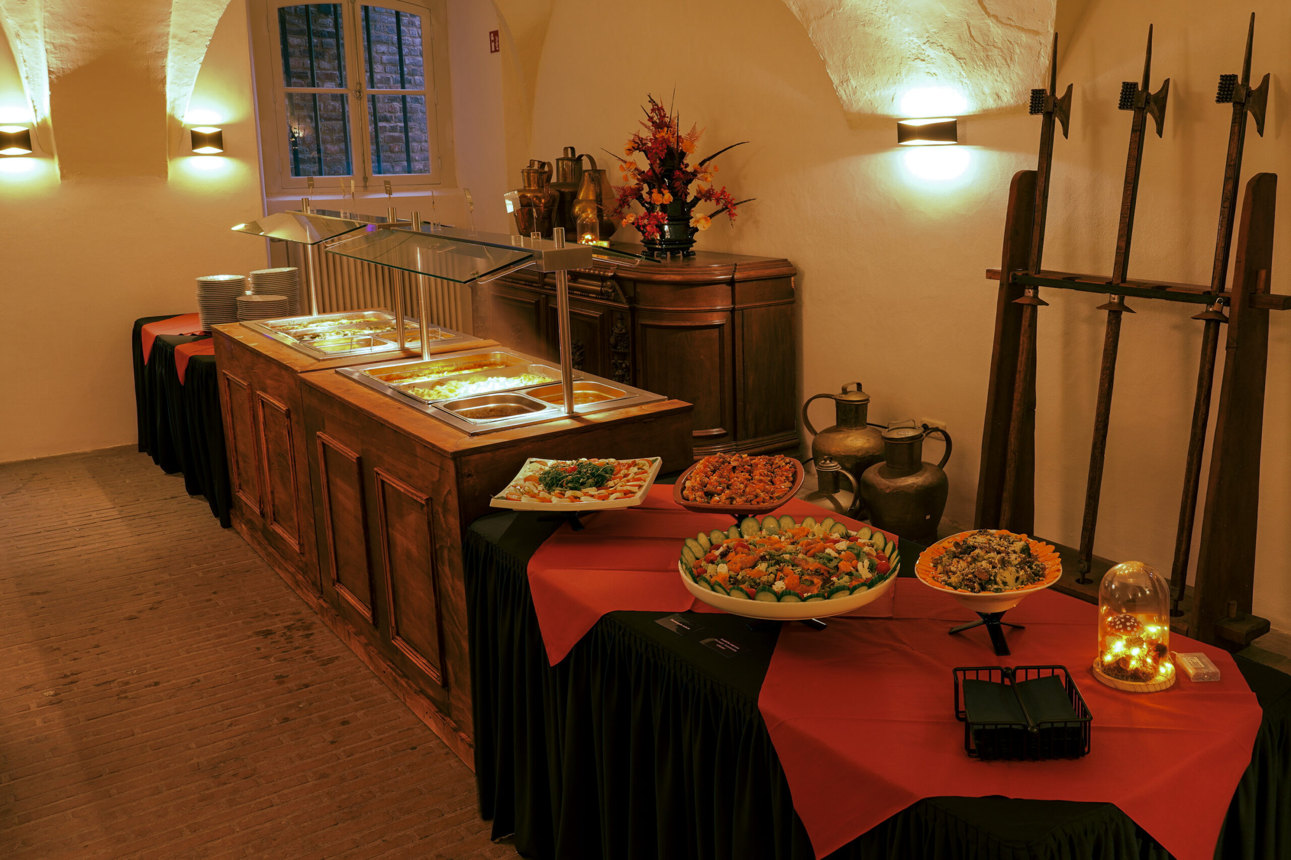 Italienisches Herbstbuffet im Schloss Arcen